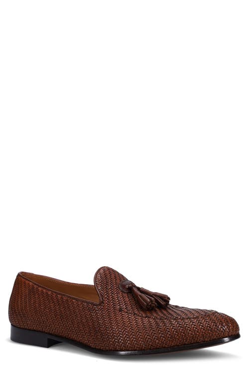Ron White Silas Water Resistant Tassel Loafer In Cognac