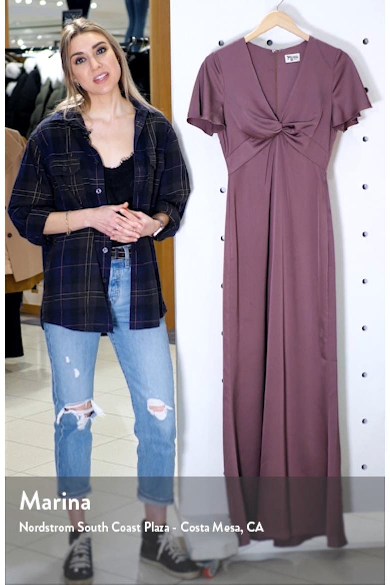 Rome Front Twist Plunge Gown video