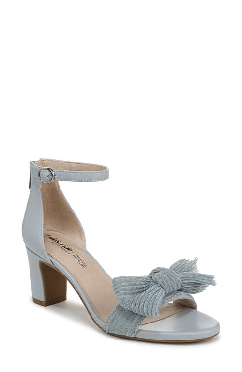 Lifestride Florence Bow Ankle Strap Sandal In Blue