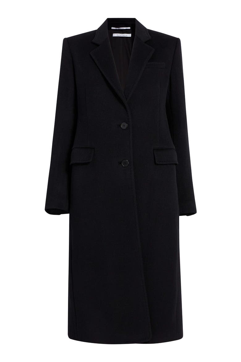 TAILORED COAT, Alternate, color, BLACK
