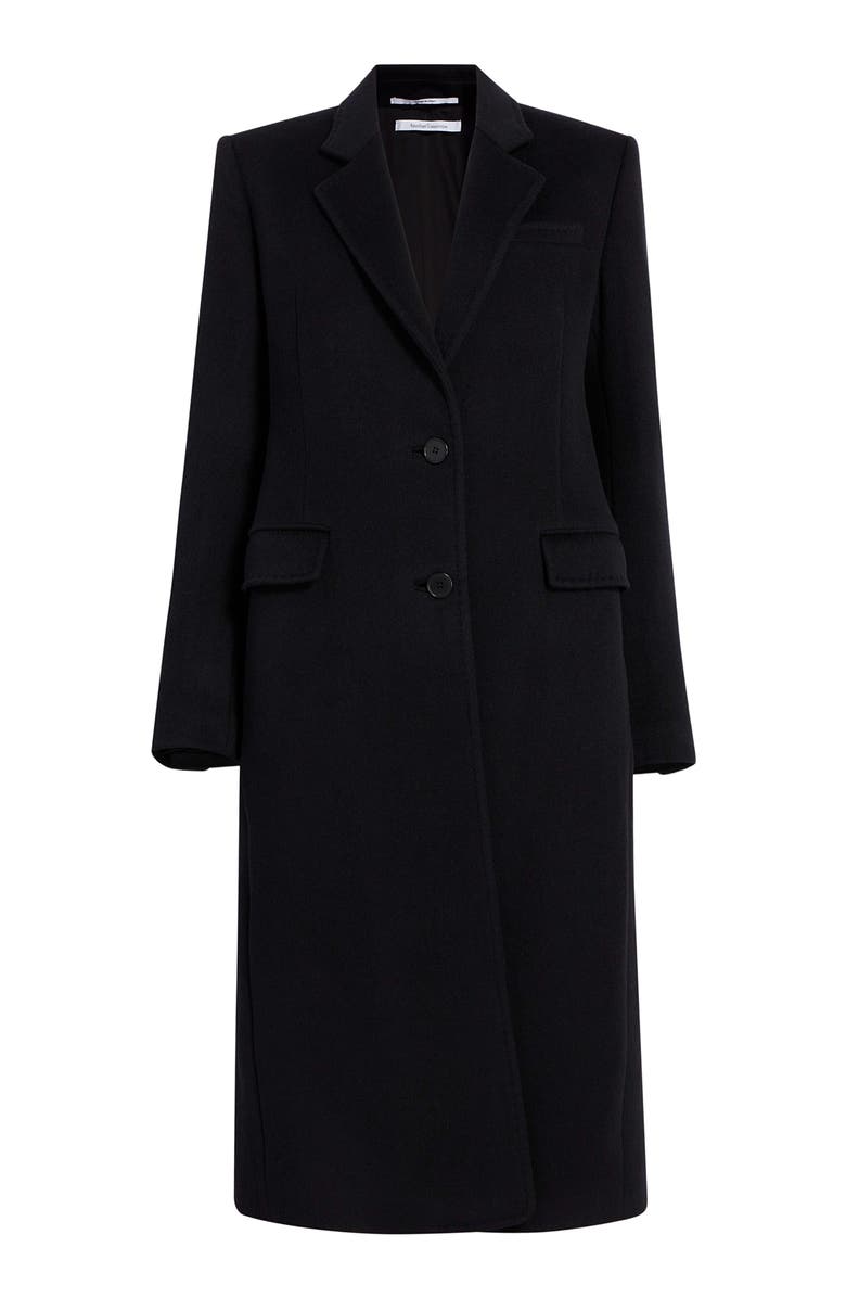 Another Tomorrow TAILORED COAT, Alternate, color, Black