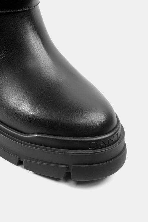 Dante Leather Combat Boots Balia In Black