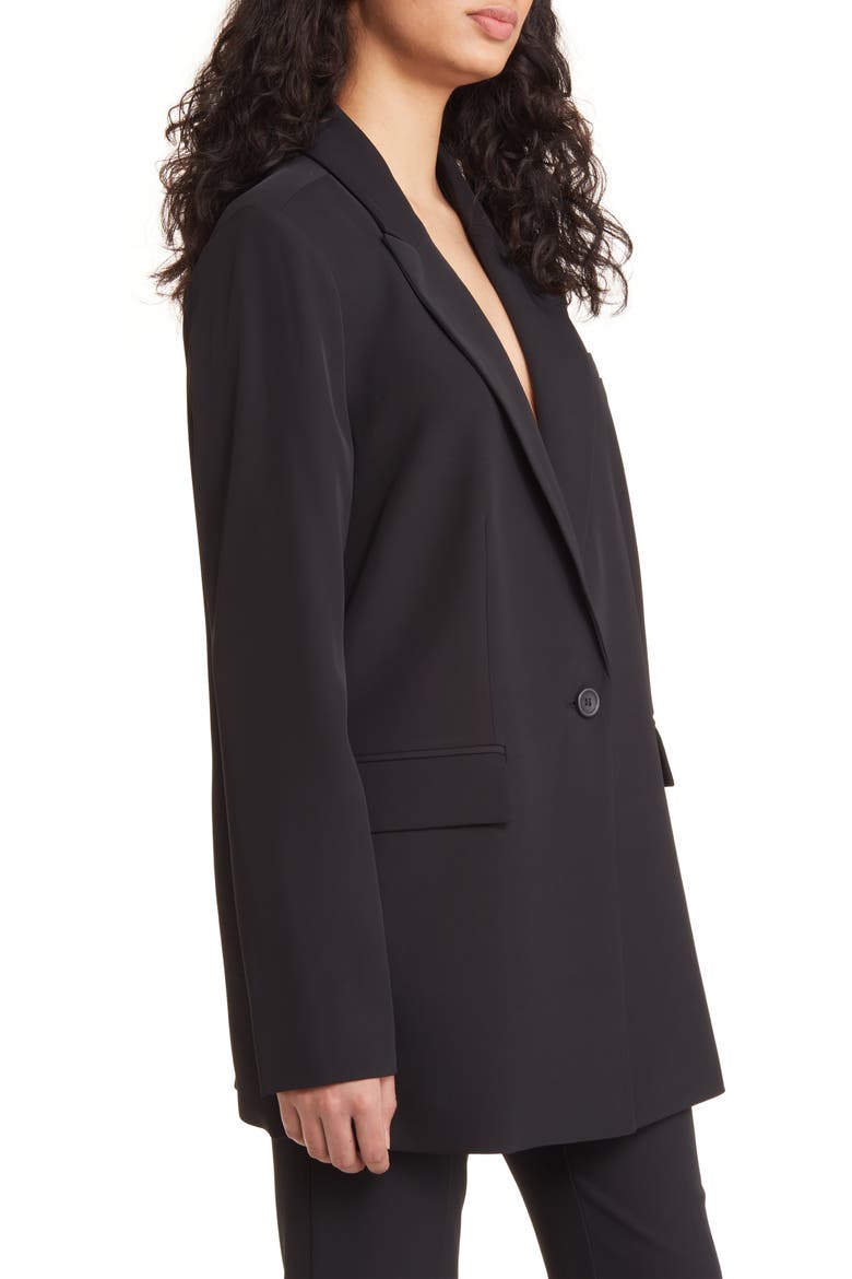 Oversize Blazer, Alternate, color, BLACK