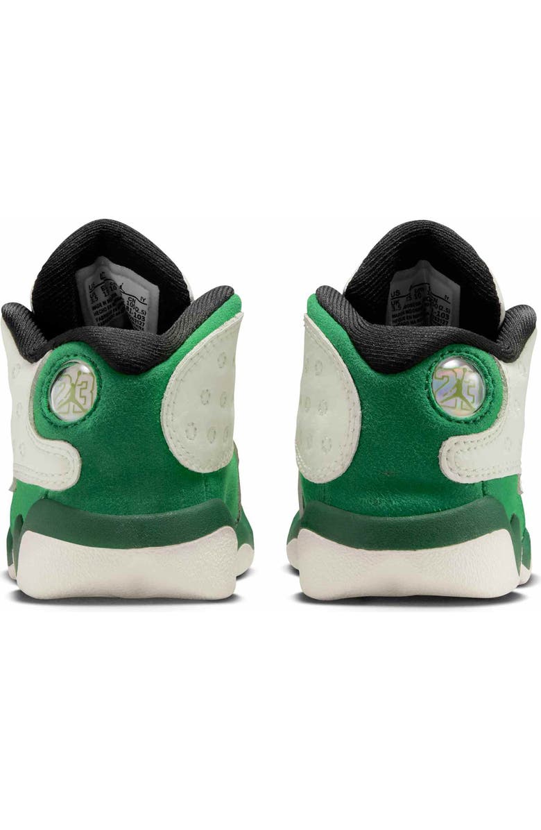 Nike Kids' Jordan 13 Retro High Top Sneaker, Alternate, color, Sail/ Pine Green/ Black