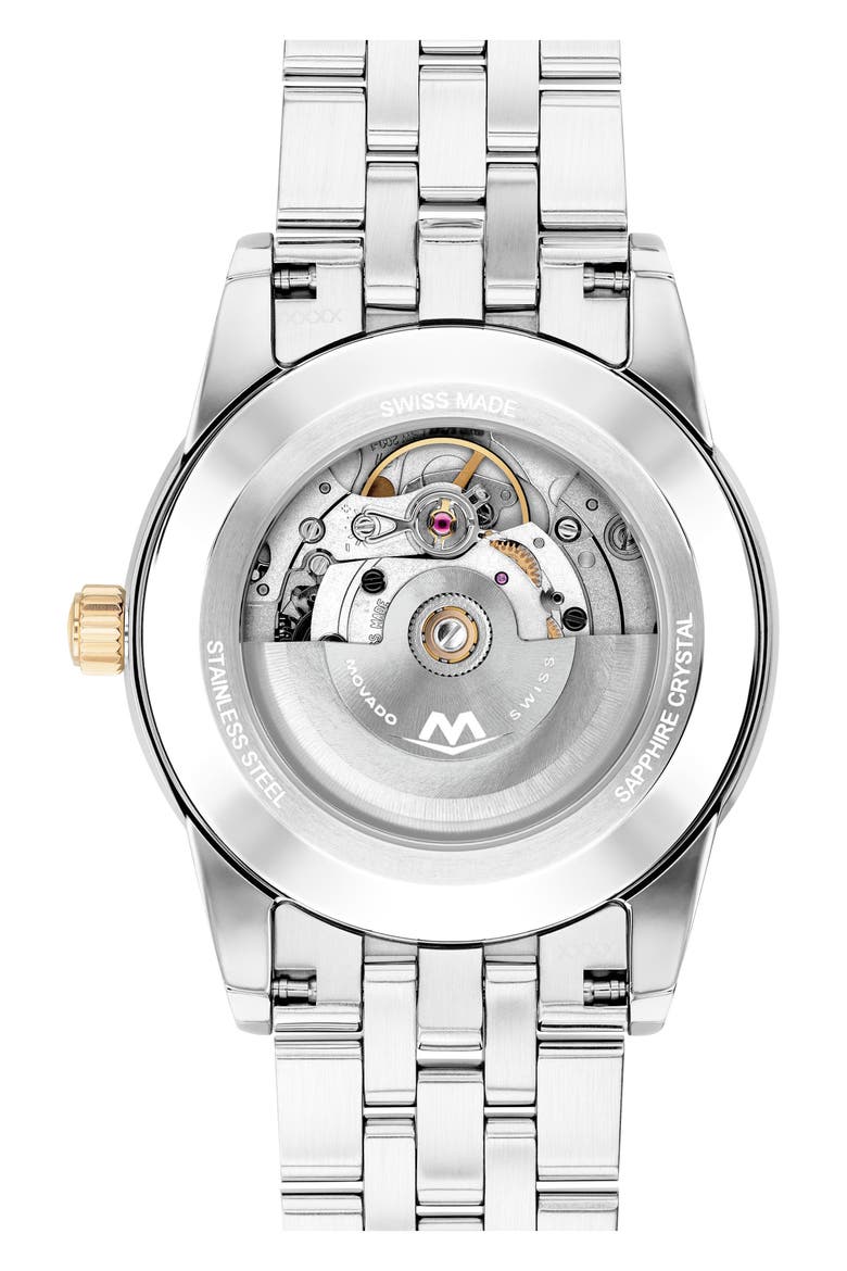 Museum Classic Automatic Bracelet Watch, 33mm, Alternate, color, WHITE