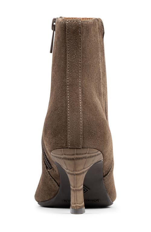 Donald Pliner Pointed Toe Bootie In Brown