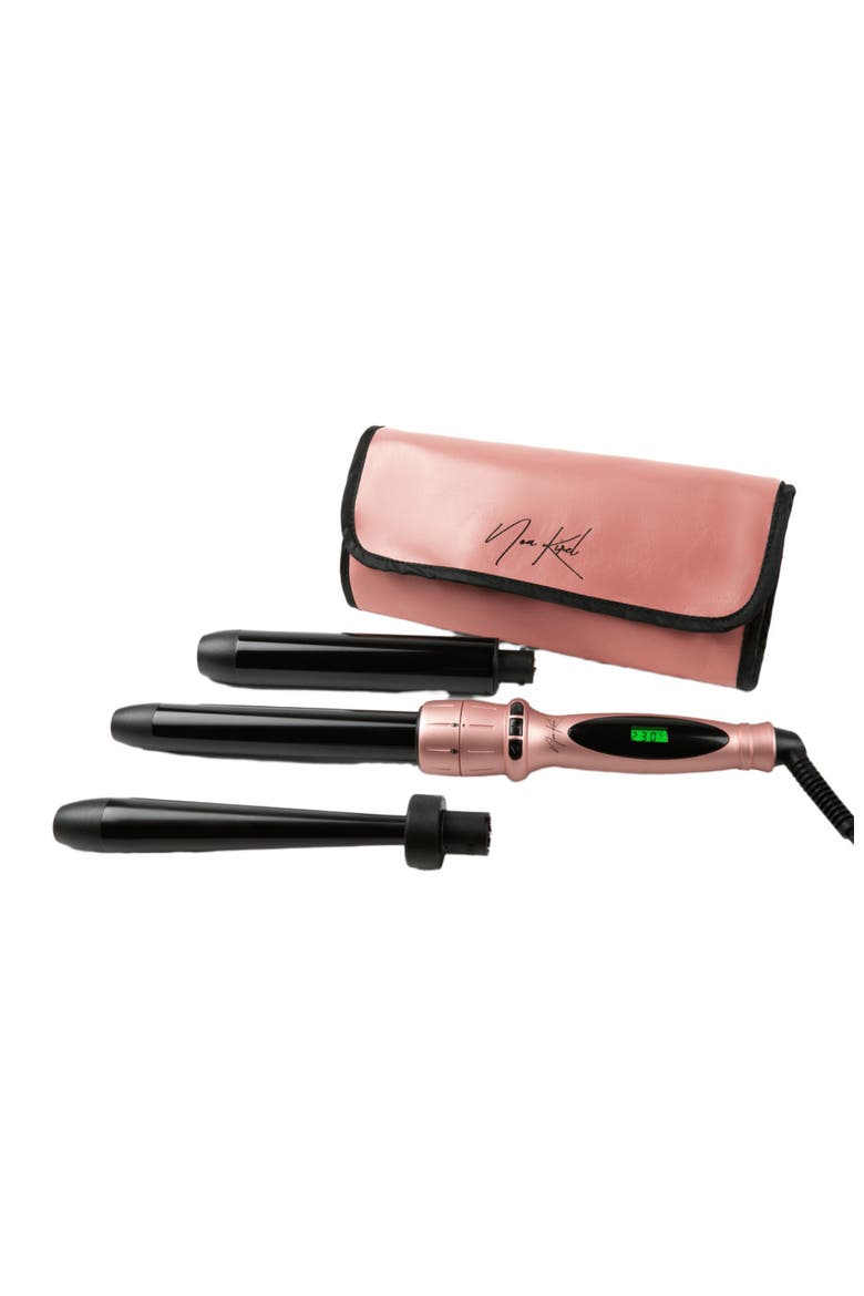 NKB Triple Threat 3-in-1 Curling Wand, Alternate, color, Rose Gold