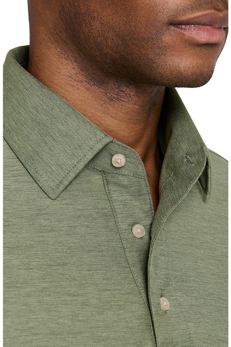 Solid Mapleton Luxe Cross Dyed Polo, Alternate, color, GREEN