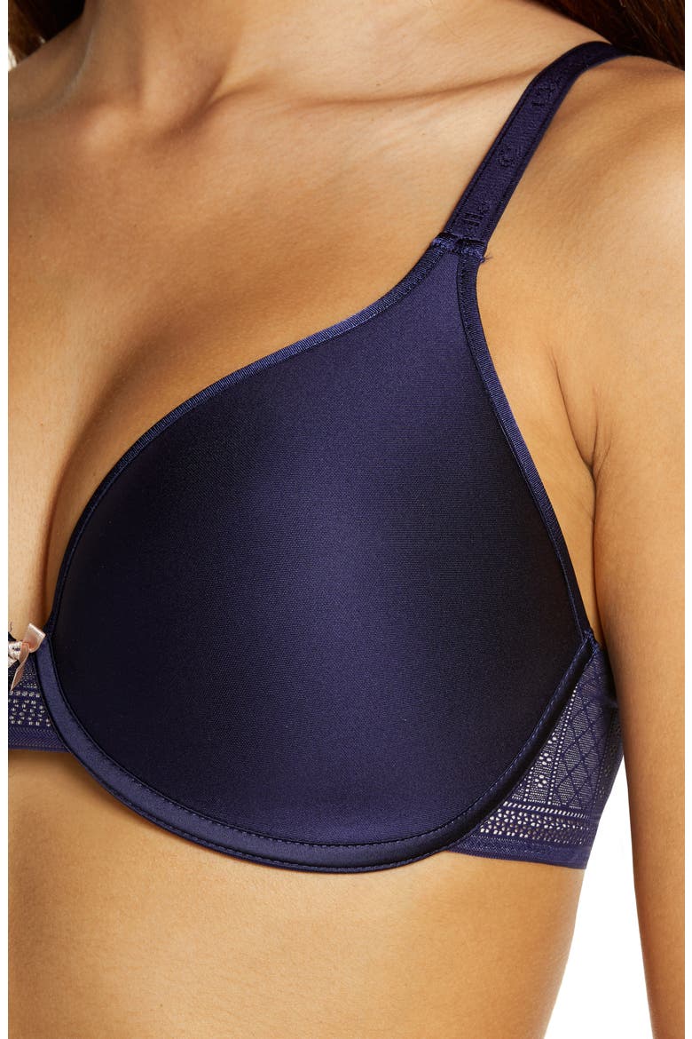 Chantelle Intimates C-Ideal Underwire T-Shirt Bra, Alternate, color, SAPPHIRE