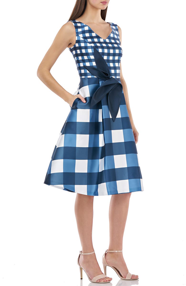 Kay Unger Sleeveless Fit & Flare Dress, Alternate, color,