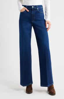 PAIGE Anessa High Waist Wide Leg Jeans