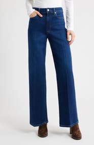 PAIGE Anessa High Waist Wide Leg Jeans