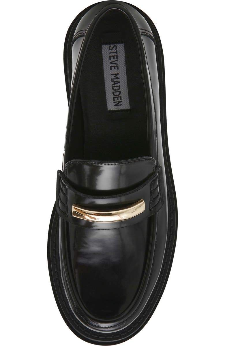 Steve Madden Rodrigo Platform Bit Loafer, Alternate, color, Black Box