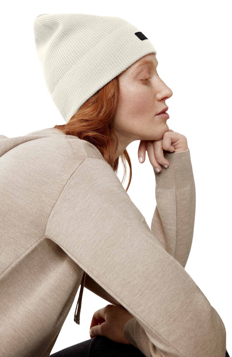 Canada Goose Lightweight Recycled Cashmere & Wool Beanie, Alternate, color, 