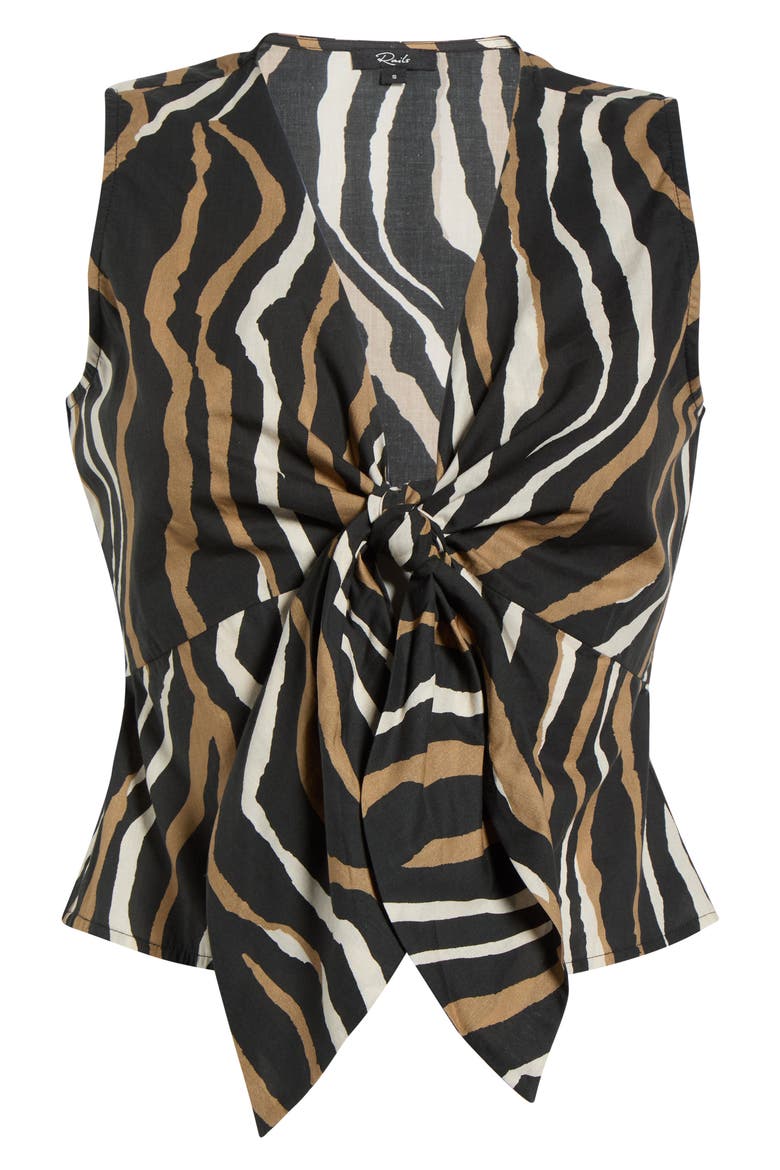Chala Stripe Sleeveless Cotton Top, Alternate, color, CANYON STRIPE