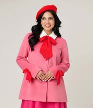 Unique Vintage Bow Topper Coat