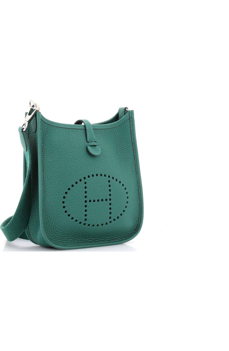 Pre-Owned Hermes Evelyne Bag Gen III Clemence TPM, Alternate, color, Malachite