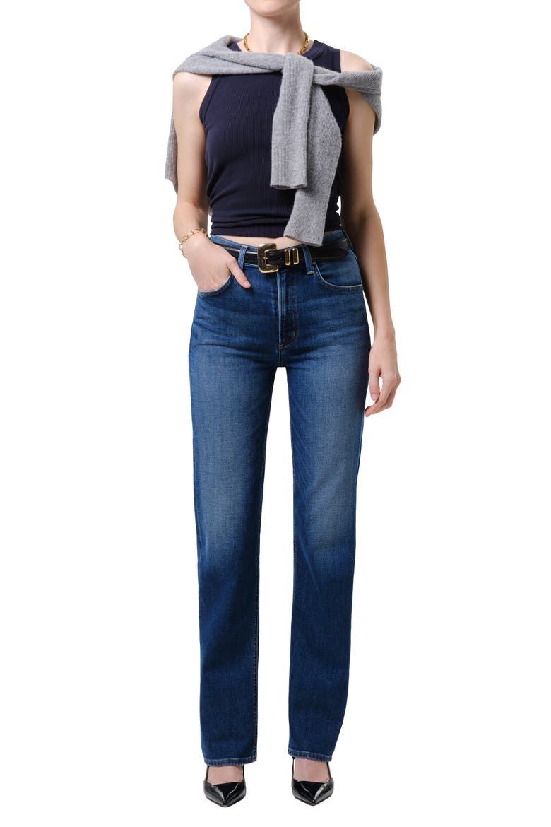 Palma Straight Leg Jeans, Alternate, color, KITTEN MD INDIGO