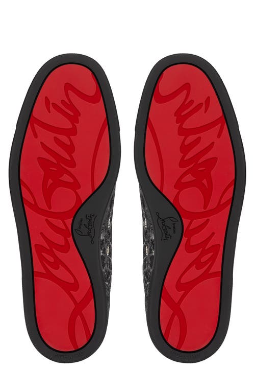 Christian Louboutin Louis Junior Orlato Spikes Low Top Sneaker
