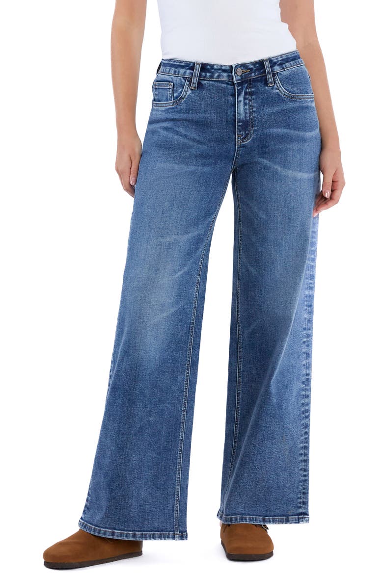 Penelope Boyish Wide Leg Jeans, Main, color, INDIGO WASH