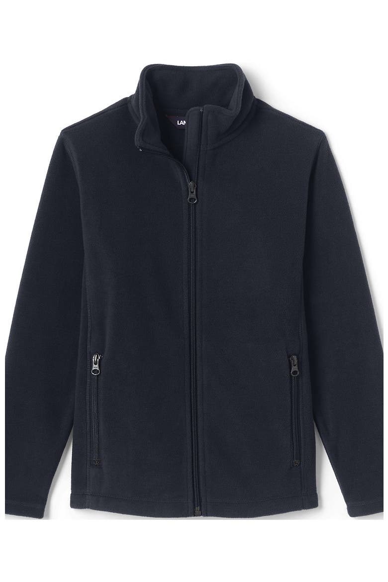 Kids Mid-weight Fleece Jacket, Main, color, Dark Charcoal