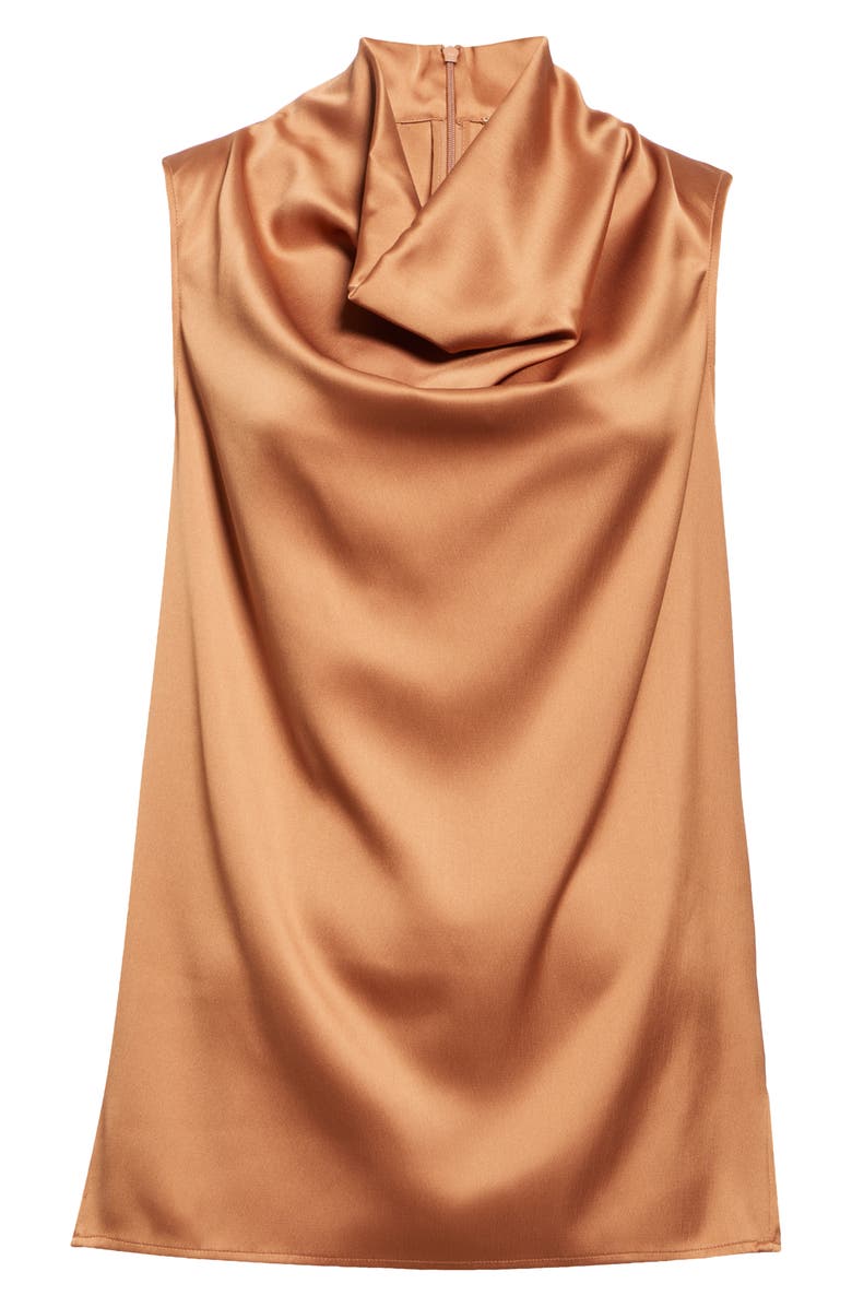 Reiss Atelier Manon Cowl Neck Sleeveless Satin Top, Alternate, color, 