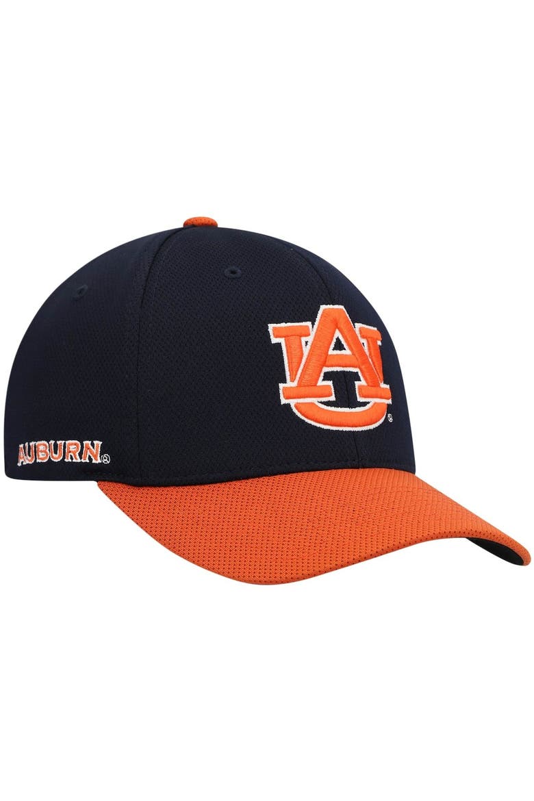 Men's Top of the World Navy/Orange Auburn Tigers Two-Tone Reflex Hybrid Tech Flex Hat, Main, color, Navy