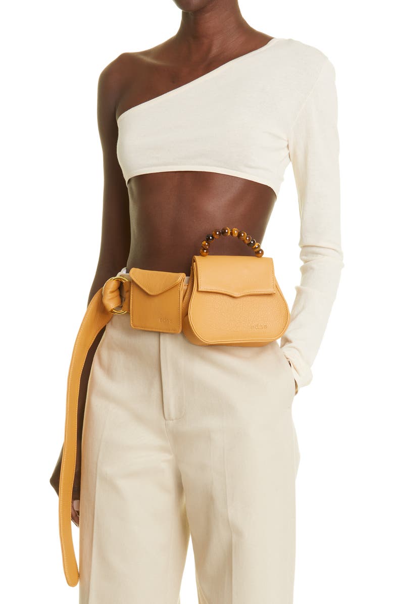 EDAS Mini Leather Belt Bag, Alternate, color,
