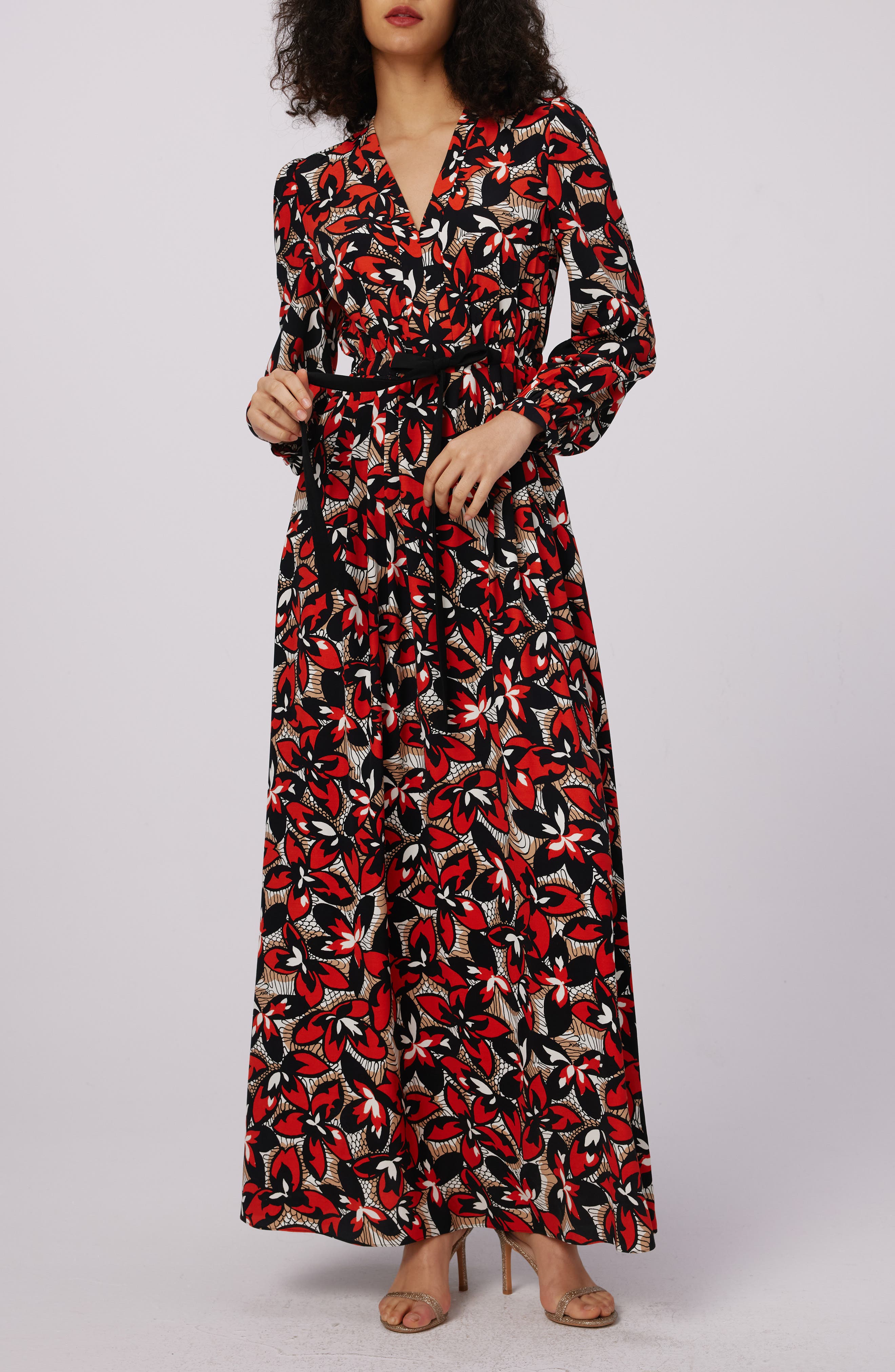 Lilo Floral Long Sleeve Maxi Dress