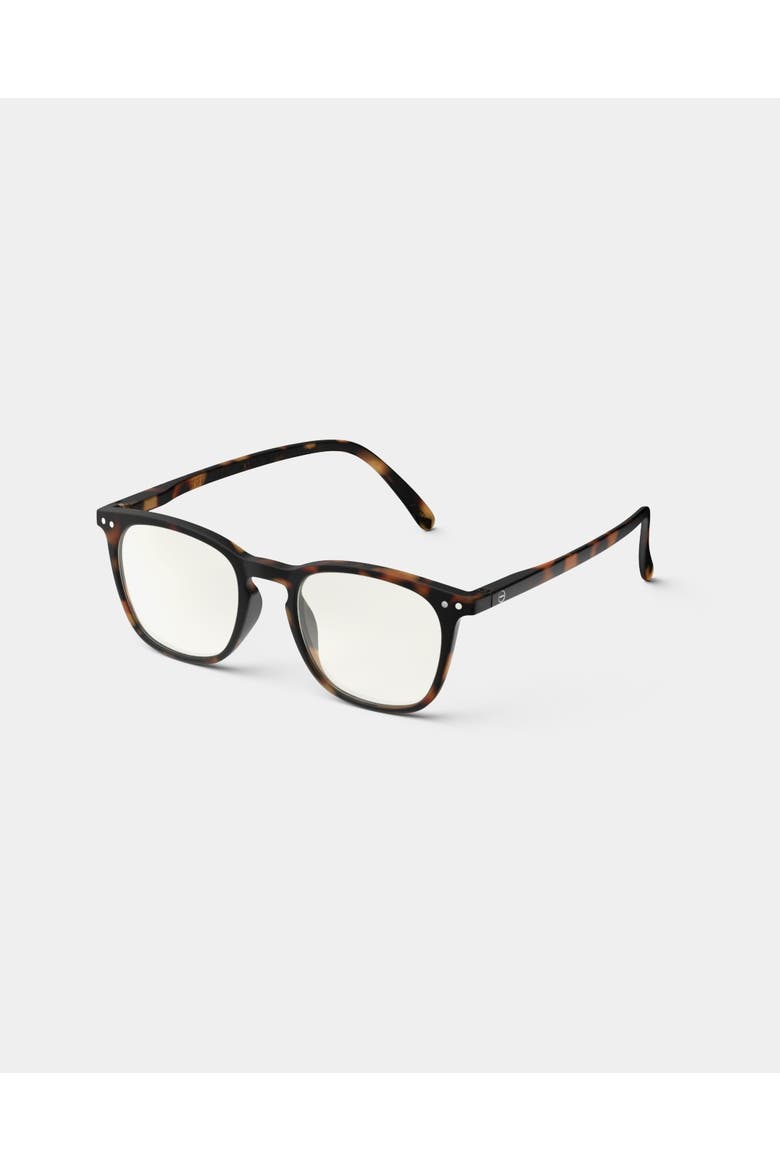 #E 49mm Trapeze Screen Glasses, Alternate, color, Tortoise