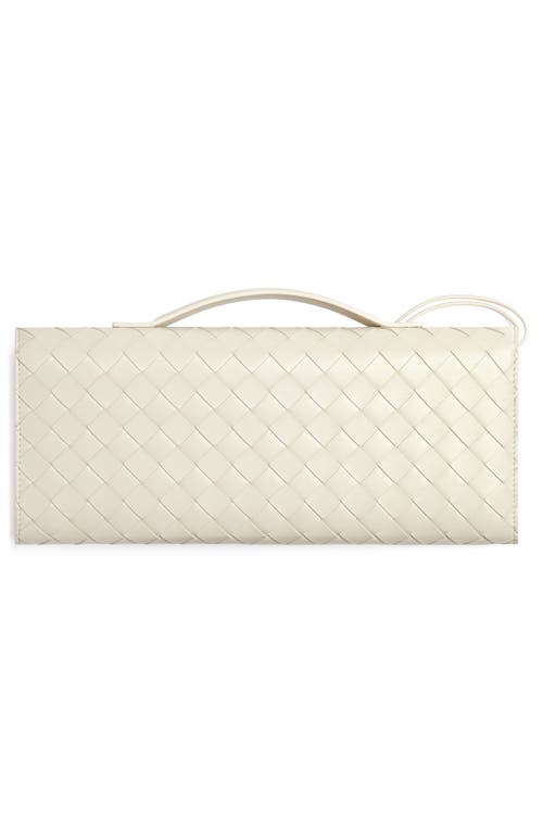 Bottega Veneta Long Andiamo Mushroom Leather East/west Clutch