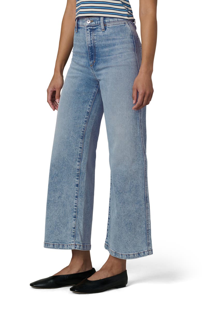 Joe's The Mia Welt Pocket High Waist Ankle Wide Leg Jeans, Alternate, color, Vernal