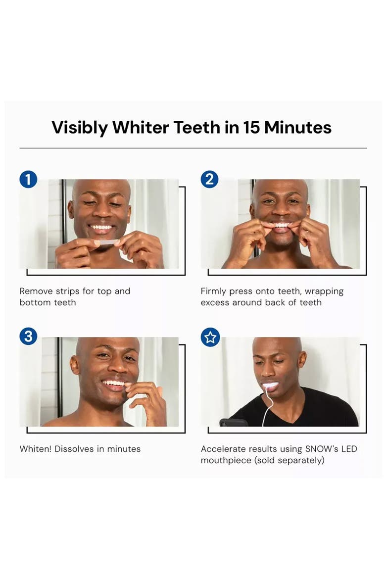 DiamondSeries™ Dissolving Teeth Whitening Strips, Alternate, color, WHITE