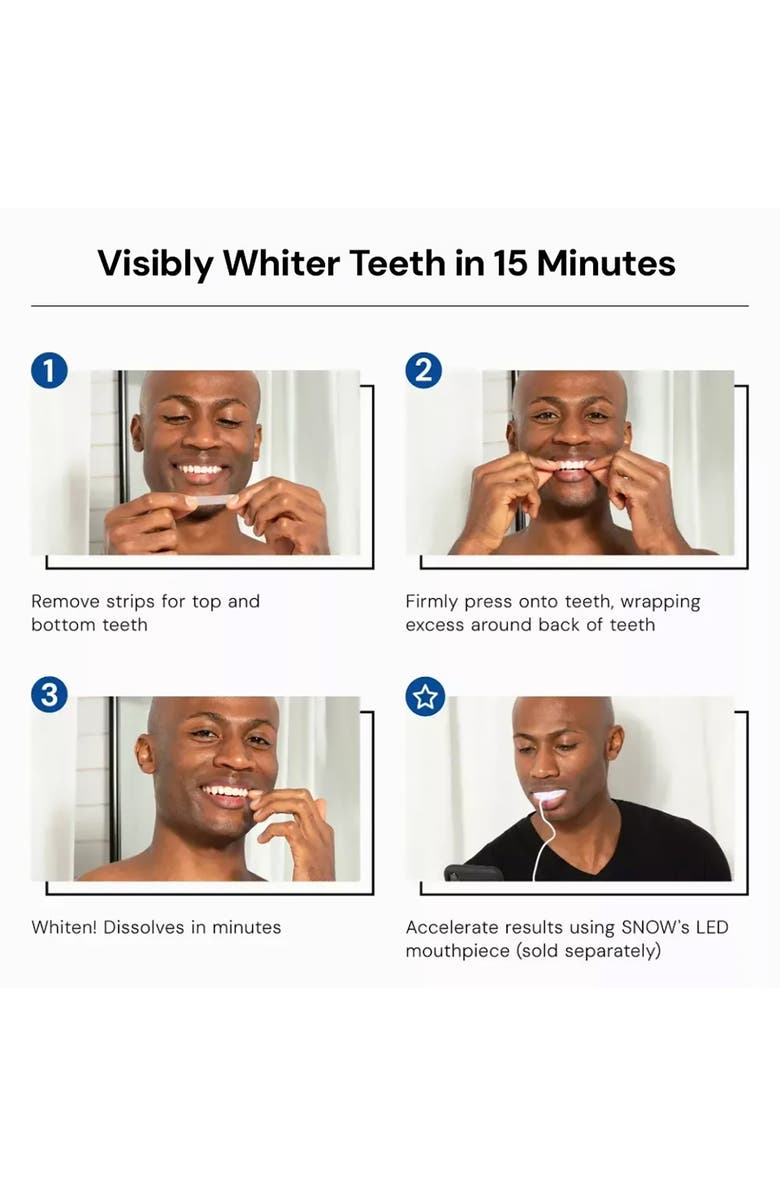 SNOW DiamondSeries<sup>™</sup> Dissolving Teeth Whitening Strips, Alternate, color, 