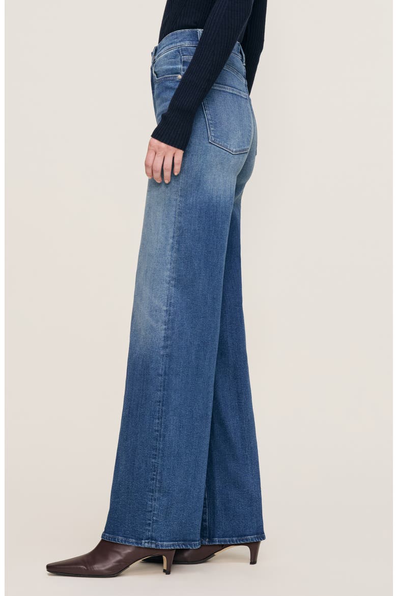 Hepburn High Waist Wide Leg Jeans, Alternate, color, OCEANSIDE