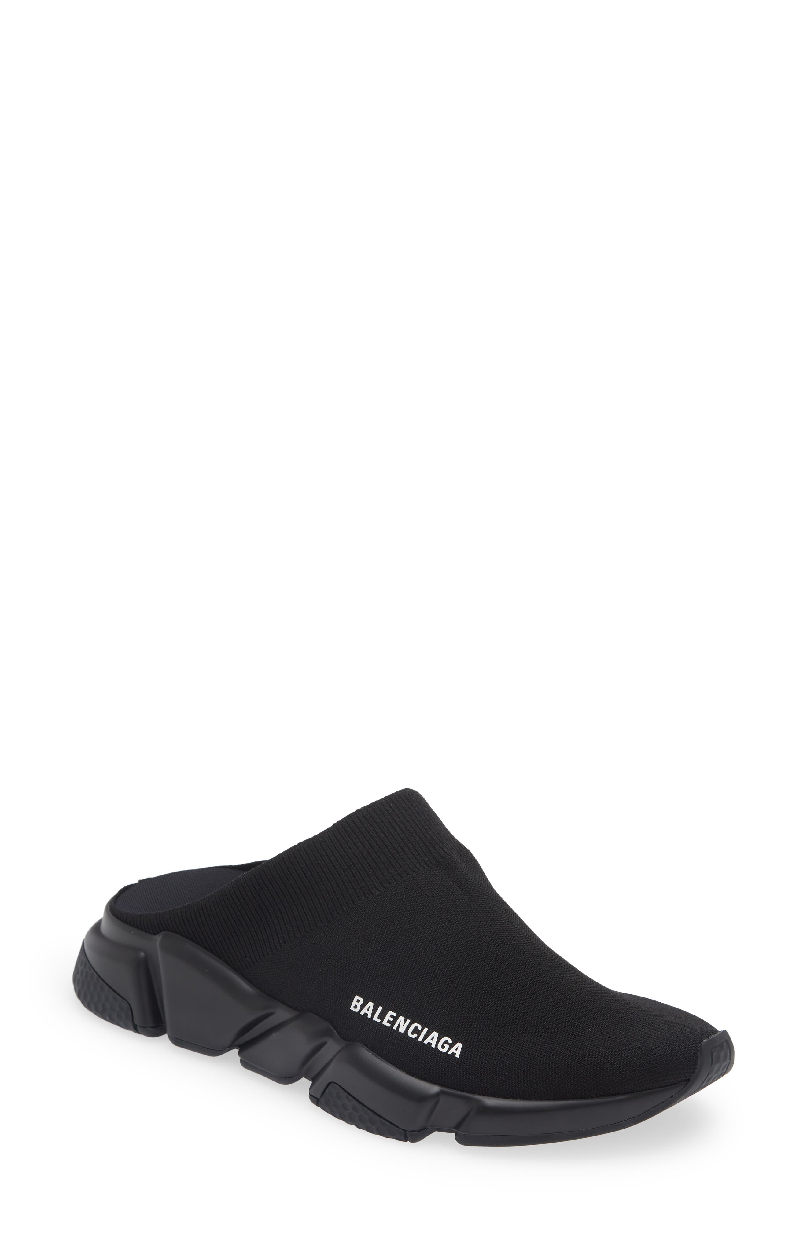Balenciaga Speed Mule Size EU 43 BALENCIAGA Speed printed recycled-knit mules | NET-A-PORTER main image 4