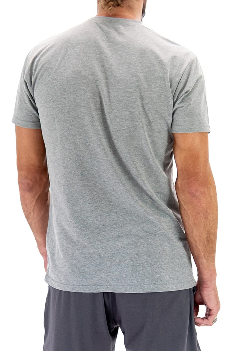 WARRIORS AND SCHOLARS Roberts Short Sleeve Sleep Tee, Alternate, color, Heather Grey