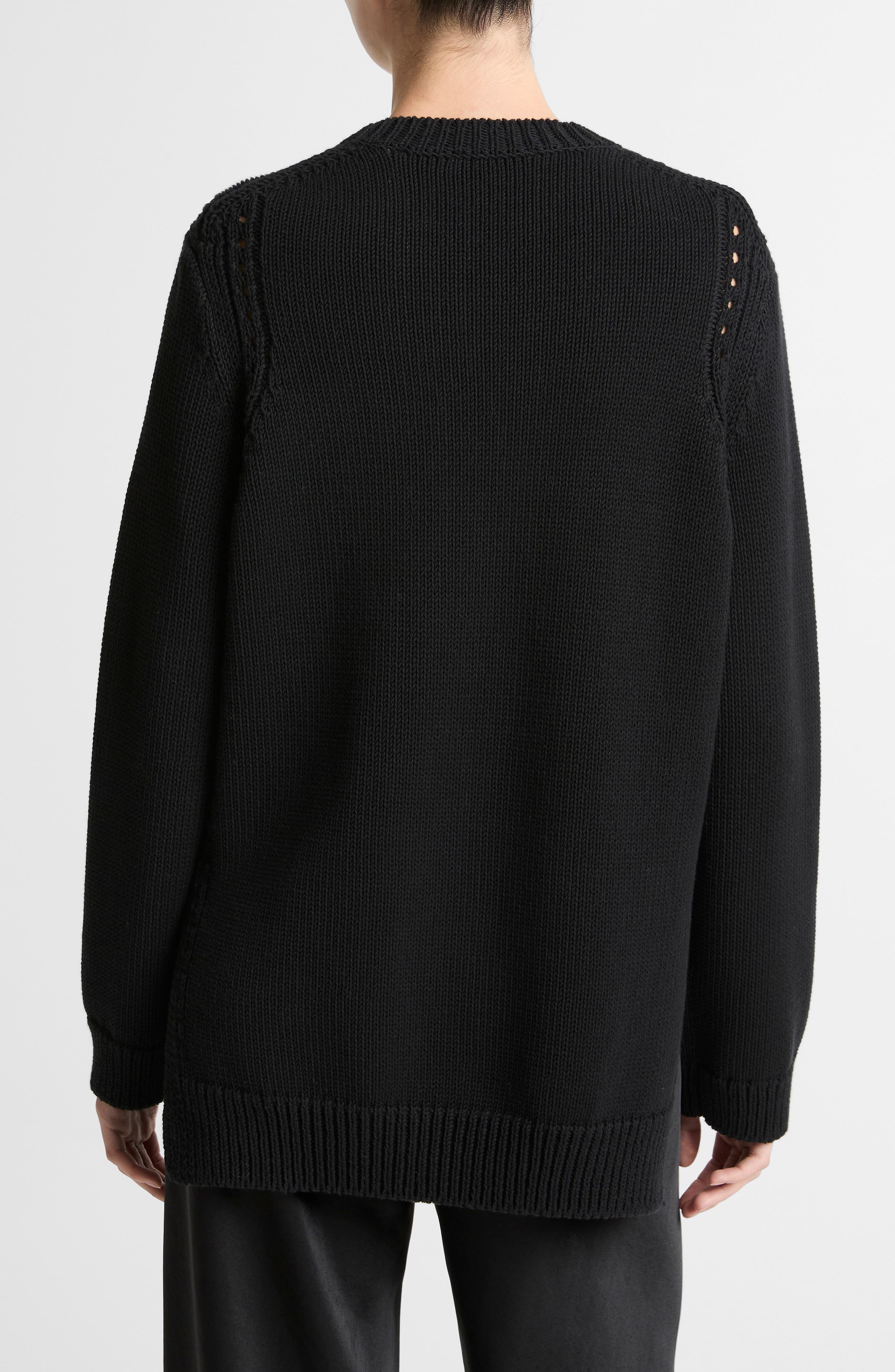 Cotton Blend Tunic Sweater - image 2
