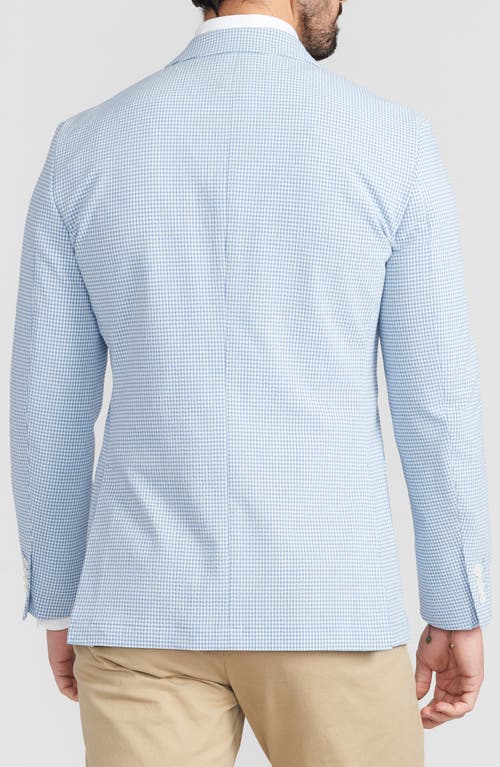 SAVILE ROW CO SAVILE ROW CO BLUE CHECK SEERSUCKER SPORT COAT 