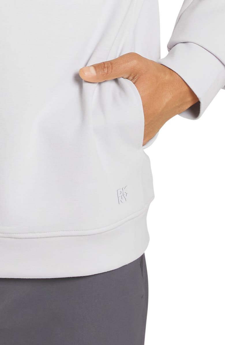 DKNY SPORTSWEAR Empire Knit Jacket, Alternate, color, Micro Chip