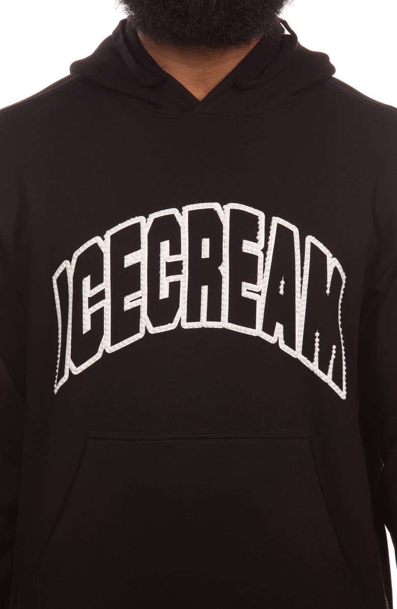 ICECREAM Soda Pop Graphic Hoodie, Alternate, color, Black
