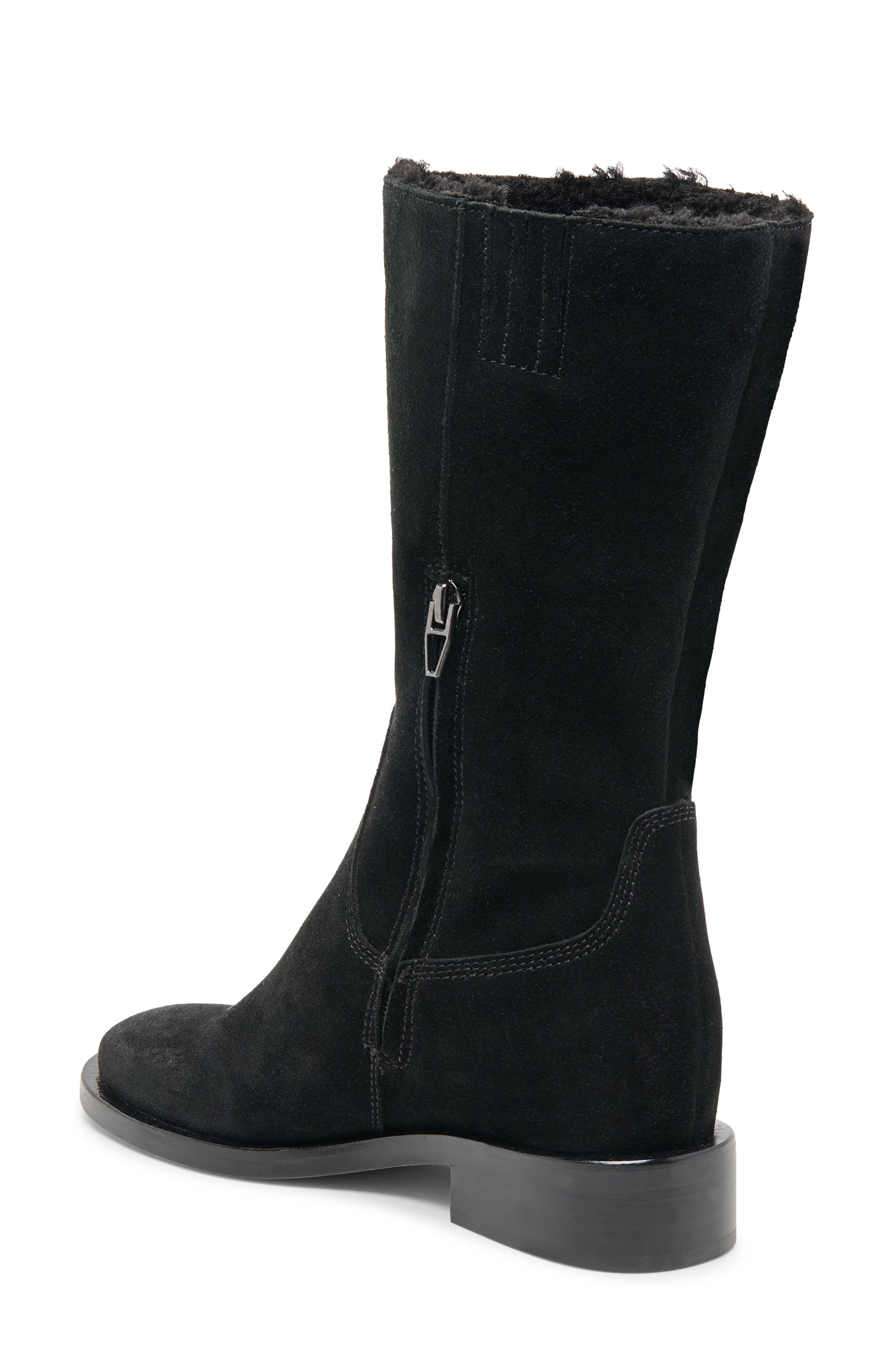 Dolce Vita Kedra H2O Waterproof Boot, Alternate, color, Onyx Suede H2o