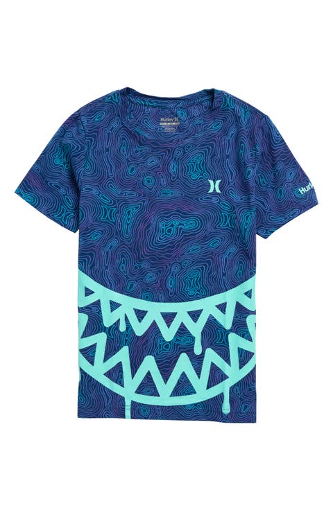 Allover Print Sharkbait T-Shirt (Big Kid)