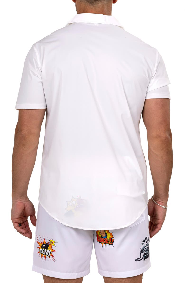 Maceoo Marthy White Camp Shirt, Alternate, color, 