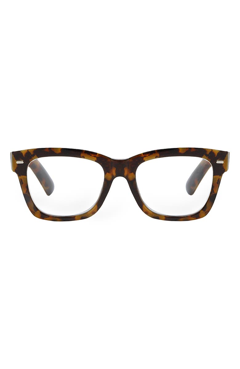 Fifth & Ninth Shiloh 64mm Square Blue Light Blocking Glasses, Main, color, Torte