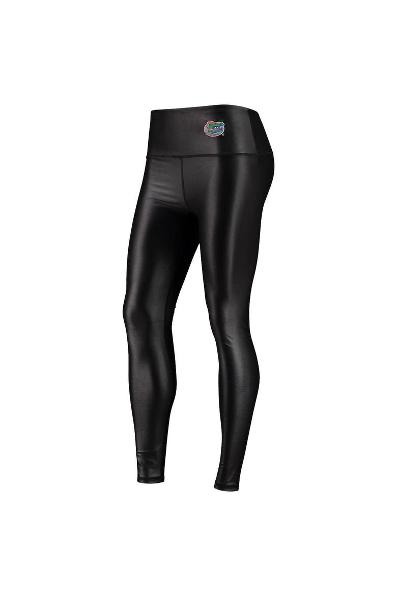 Women's ZooZatz Black Florida Gators Shine Liquid Leggings, Alternate, color, Black