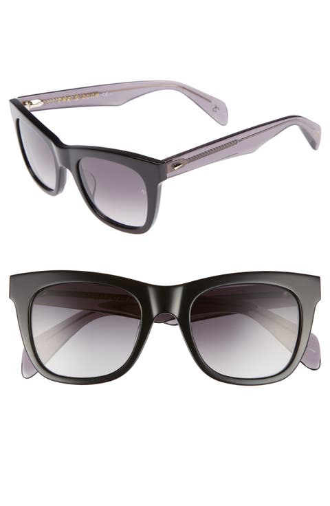 50mm Square Cat Eye Sunglasses