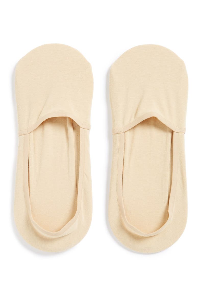 2-Pack No-Show Socks, Main, color, CAMEL