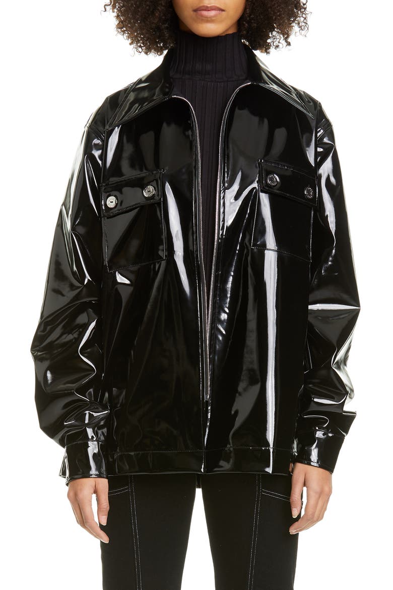 Chagos Oversize Cotton Blend Coat, Main, color, BLACK