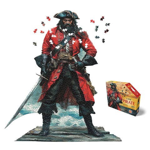 I Am Pirate 1000 Piece Character Shaped Jigsaw Puzzle